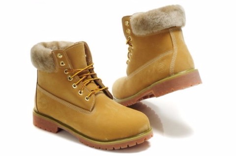 timberland boots with fur
