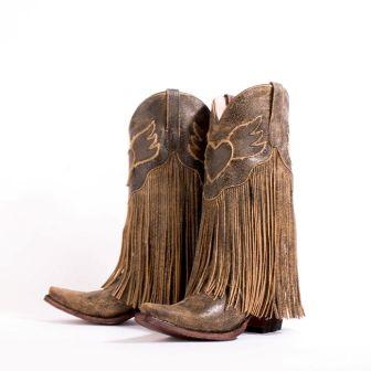 fringe cowgirl boots cheap